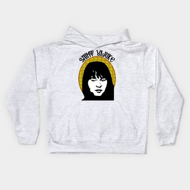 Saint Ulrike Meinhof Kids Hoodie by WellRed